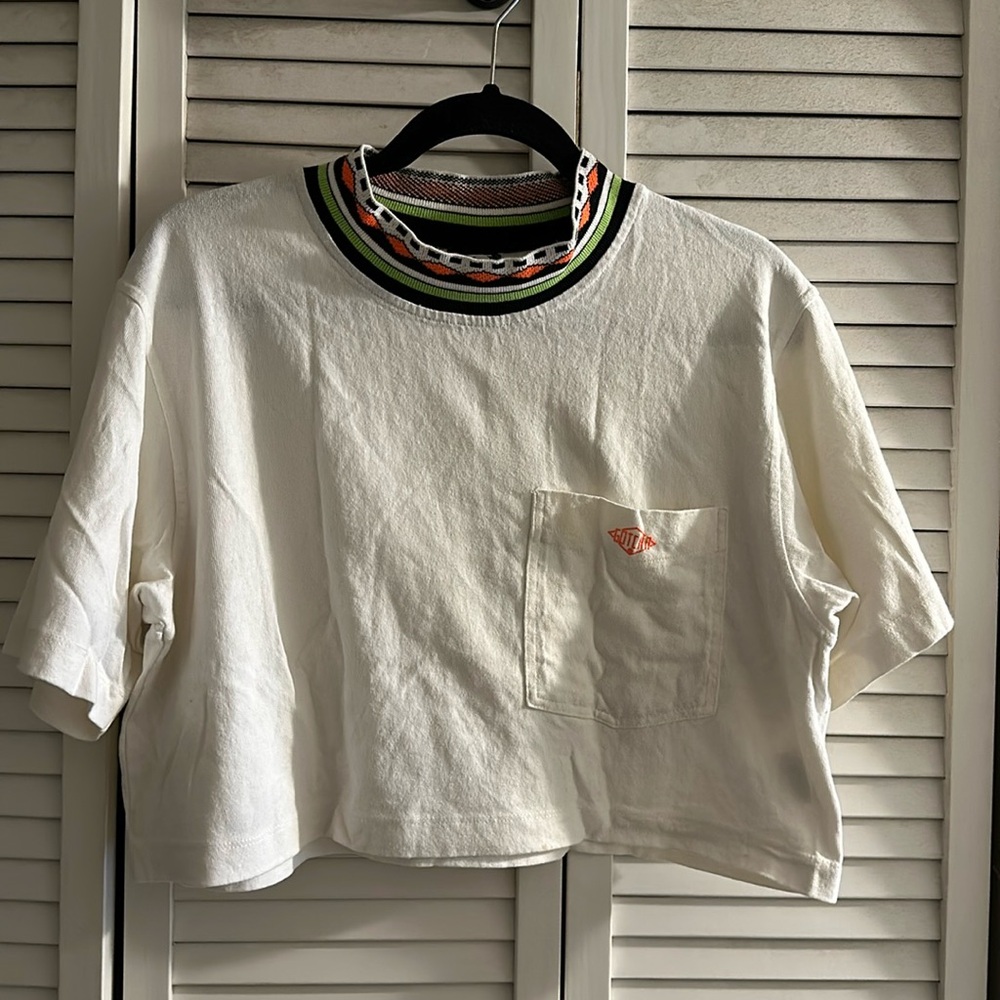 GOTCHA - cropped mock neck tshirt